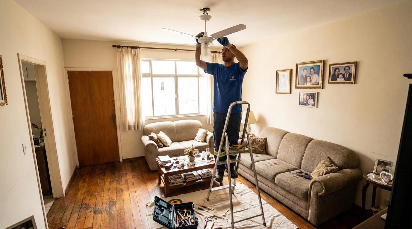 Substituição de Ventilador em Cabo Frio‑RJ